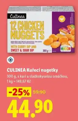 Lidl CULINEA Kuřecí nugetky nabídka