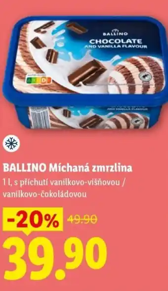 Lidl BALLINO Míchaná zmrzlina nabídka