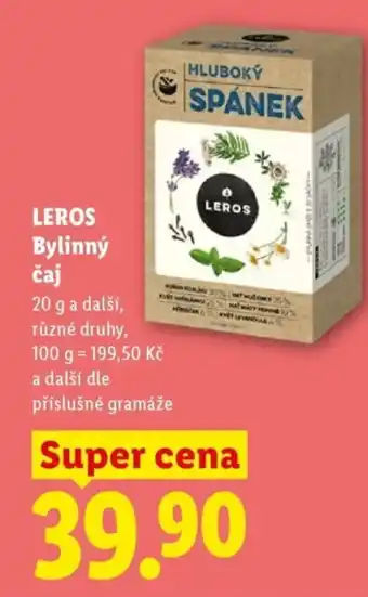 Lidl LEROS Bylinný čaj nabídka
