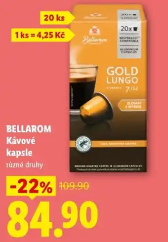 Lidl BELLAROM Kávové kapsle nabídka