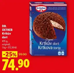 Lidl DR. OETKER Krtkův dort nabídka