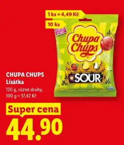 Lidl CHUPA CHUPS Lízátka nabídka