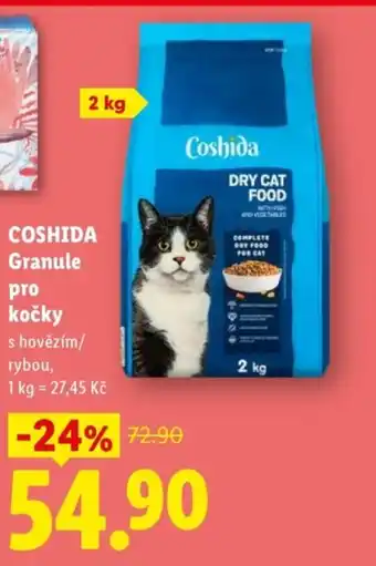 Lidl COSHIDA Granule pro kočky nabídka