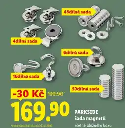 Lidl PARKSIDE Sada magnetů nabídka