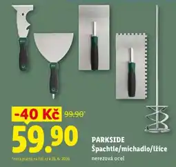 Lidl PARKSIDE Špachtle/míchadlo/lžíce nabídka