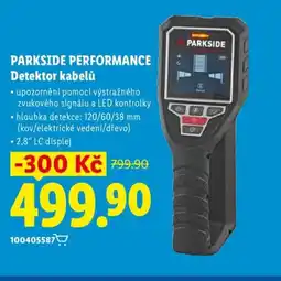 Lidl PARKSIDE PERFORMANCE Detektor kabelů nabídka