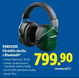 Lidl PARKSIDE Chrániče sluchu s Bluetooth® nabídka
