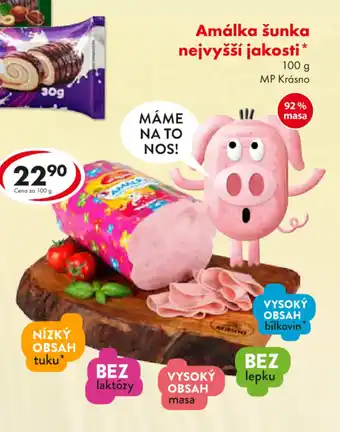 CBA Amálka šunka nejvyšší jakosti nabídka