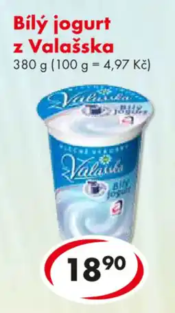 CBA Bílý jogurt z Valašska nabídka