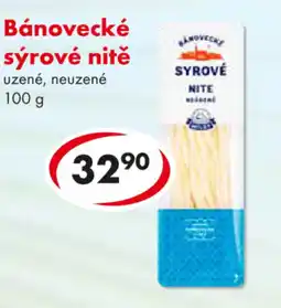 CBA Bánovecké sýrové nitě nabídka