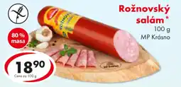 CBA Rožnovský salám nabídka