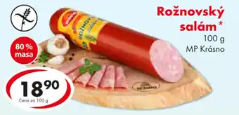 CBA Rožnovský salám nabídka