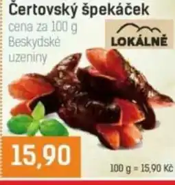 Konzum Čertovský špekáček nabídka