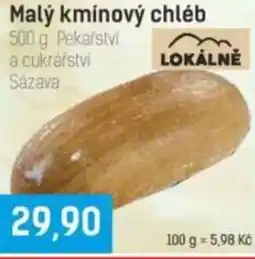 Konzum Malý kmínový chléb nabídka
