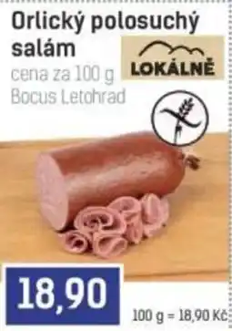 Konzum Orlický salám polosuchý nabídka