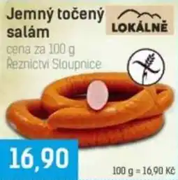 Konzum Jemný točený salám nabídka