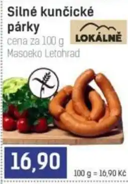 Konzum Silné kunčické párky nabídka