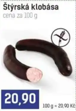 Konzum Štýrská klobása nabídka