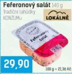 Konzum Feferonový salát nabídka