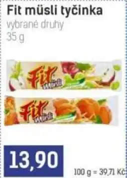 Konzum Fit müsli tyčinka nabídka