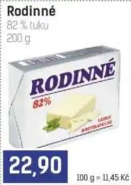 Konzum Rodinné 82% tuku nabídka