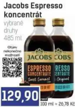 Konzum Jacobs Espresso koncentrát nabídka
