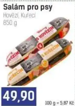 Konzum Salám pro psy Hovězí, Kuřecí nabídka