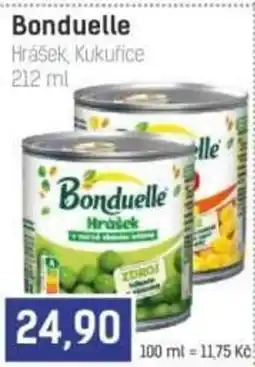 Konzum Bonduelle Hrášek, Kukuřice nabídka