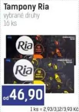 Konzum Tampony Ria nabídka
