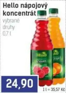 Konzum Hello nápojový koncentrát nabídka