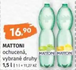 Konzum Mattoni ochucená nabídka