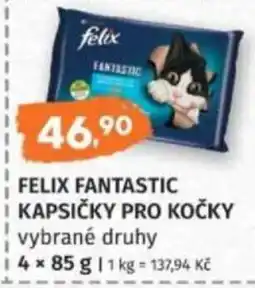 Konzum Felix fantastic kapsičky pro kočky nabídka