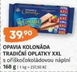Konzum Opavia kolonáda tradiční oplatky xxl nabídka