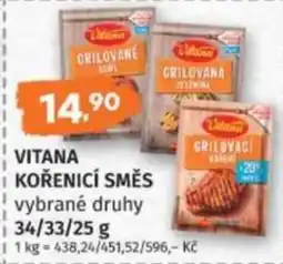 Konzum Vitana kořenicí směs nabídka
