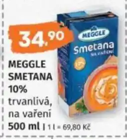 Konzum Meggle smetana 10% trvanlivá, na vaření nabídka