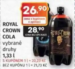 Konzum Royal crown cola nabídka
