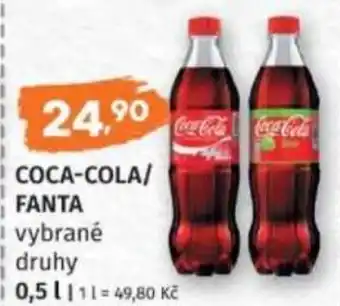 Konzum Coca-cola/ Fanta nabídka