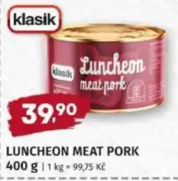 Konzum Luncheon meat pork nabídka