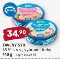 Konzum Tavený sýr nabídka