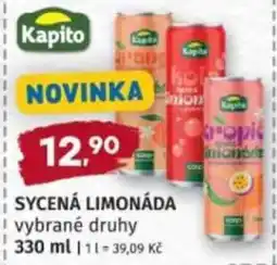Konzum Sycená limonáda nabídka