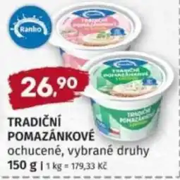 Konzum Ranko Tradiční pomazánkové ochucené nabídka
