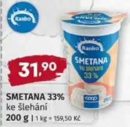 Konzum Ranko Smetana 33% ke šlehání nabídka