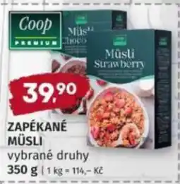Konzum Zapékané müsli nabídka