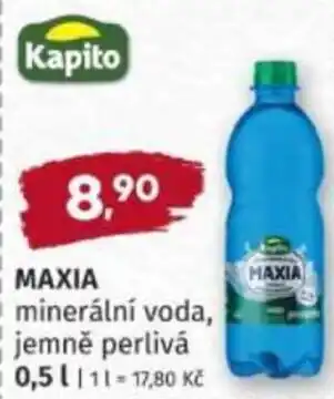 Konzum MAXIA minerální voda, jemně perlivá nabídka