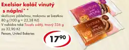 CBA Exelsior koláč vinutý s náplní nabídka