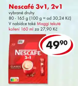 CBA Nescafé 3v1, 2v1 nabídka