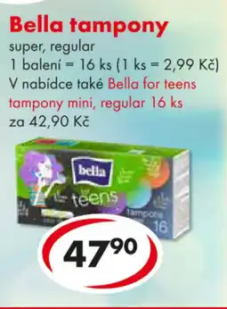 CBA Bella tampony nabídka