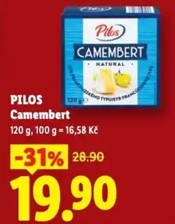 Lidl PILOS Camembert nabídka
