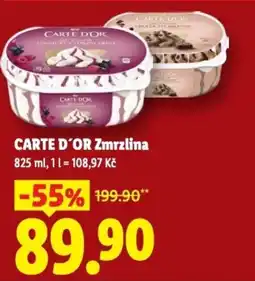 Lidl CARTE D'OR Zmrzlina nabídka