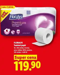 Lidl FLORALYS Toaletní papír nabídka